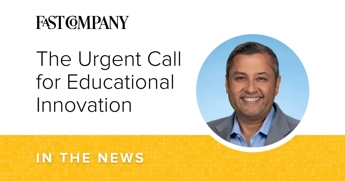 Fast Company Highlights the Need for Educational Innovation with Insights from Sunil Gunderia