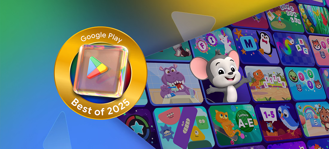 ABCmouse 2 Wins Google Play Best of 2025 Award in “Best for Families” Category