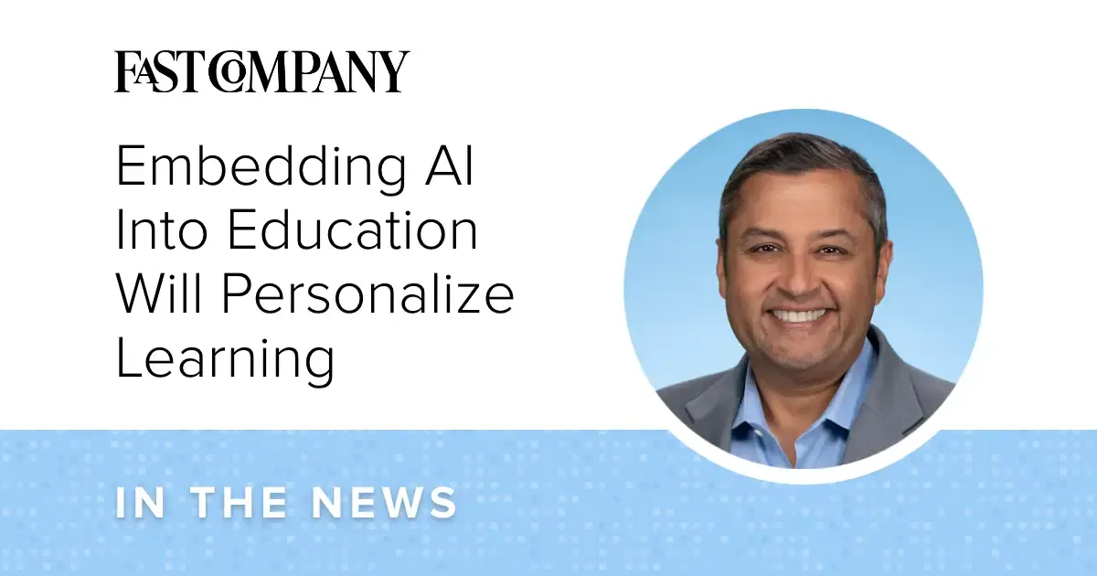 Sunil Gunderia Discusses AI's Role in Shaping an Equitable Educational Future